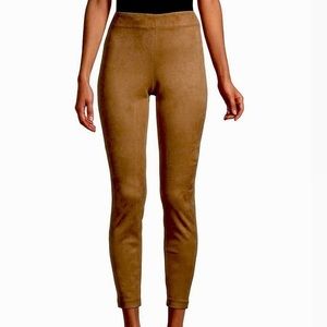 Women’s max studio faux‎ suede leggings, woman’s, women’s soft leggings.